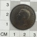 1943 SA Union Half Penny - UNC - dark brown