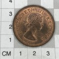 1956 SA Union Penny - UNC - cracked die