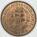 1949 SA Union Penny - UNCirculated