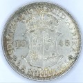 1945 SA Union Half Crown - AU - SCARCE COIN