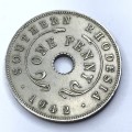 1942 Southern Rhodesia Penny - AU+