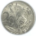 1976 RSA 20 c coin struck on 10 c planchet - ERROR