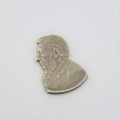 Paul Kruger bust from ZAR 6 pence - Trench art?