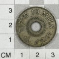 1940 Palestine 10 mils - XF