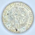 1942 SA Union Shilling - UNC