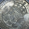1942 SA Union Half Crown AU - Lots of mint Lustre