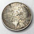1896 ZAR Kruger sixpence - XF with Scraper marks