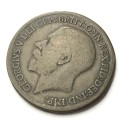 British George v penny with 2 heads