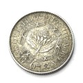 1932 SA Union 6d sixpence - XF+