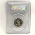 1962 RSA Ten Cent graded PR 66 by PCGS - only 3844 minted