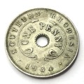 1934 Southern Rhodesia Penny - XF+