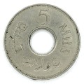 1939 Palestine 5 Mils - AU
