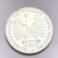 1977 Germany commemorative 5 Mark - Gauss Proof