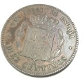 1879 Spain Diez Centimos in AU condition - Excellent coin