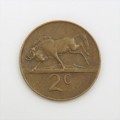 1988 South Africa Two cent error - Wildebeest tagged ear