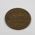 1988 South Africa Two cent error - Wildebeest tagged ear