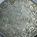1892 ZAR Kruger one Shilling - VF