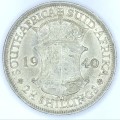1940 SA Union Half Crown - AU+