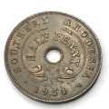 1954 Rhodesia Half Penny - AU+