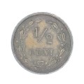 1894 Netherlands Half Cent - XF