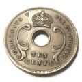 1921 East Africa Ten Cents - XF