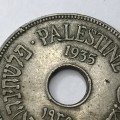 1935 Palestine 10 Mils