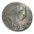 1773 Great Britian George 3 Half Penny - VF
