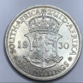 1930 ZAR 1/12 Shilling Half Crown - AU