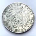 1901 Germany Prussia Two Mark - Some fine scratches