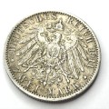 1911 A Germany Prussia Two Mark - XF