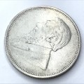1894 ZAR silver 2 Shillings - F+