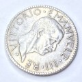 1927 Italy silver 20 LIRE - XF perfect rim