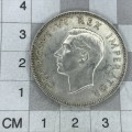 1945 SA Union Half Crown - AU+ low mintage