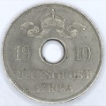 1910 J German East Africa 10 Heller - UNC - Lovely coin