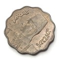 1943 Egypt Farouk 10 Milliemes - AU+