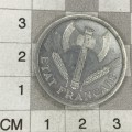 1944 France 2 Francs - Mint mark B - AU