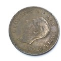 1939 SA Union Half Penny - cleaned
