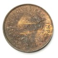 1934 SA Union Half Penny - UNC exceptional with toning