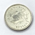 1937 Southern Rhodesia Three Pence - UNC with lustre