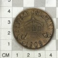 1908 German East Africa 5 Heller - Lovely XF coin