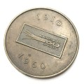 1910-1960 - 50 Years Union - vereeniging bronze medallion