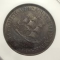 1923 SA Union penny graded MS 65 BN by NGC
