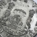 1743 Silver Pillar Dollar 8 Reales, Treasure from Reijgersdal shipwreck