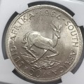 1964 RSA silver 50c graded PF 66 by NGC