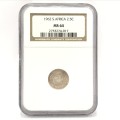 1962 RSA Scarce 2 1/2 cent graded MS64 by NGC - Only 8735 minted