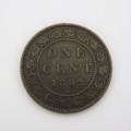 1882 H Canada one cent