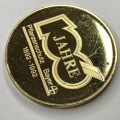 Bayer 100 year medallion in plastic holder