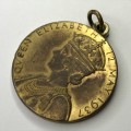 1937 George VI medallion excellent - unusual one