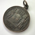 1919 Johannesburg peace medallion to commemorate the conclusion of the great war