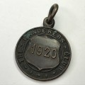 1920 Membership no.1010 badge for the Wanderers Club